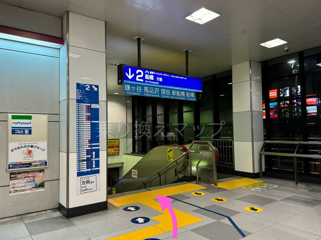 乗り換え経路